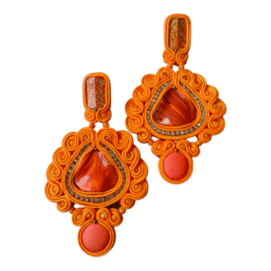 Pendientes Fantasía Naranja
