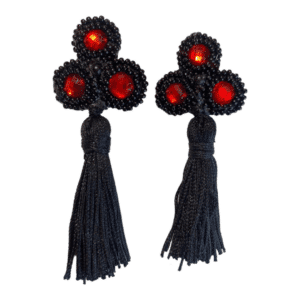 Pendientes Montera Negros y Rojos