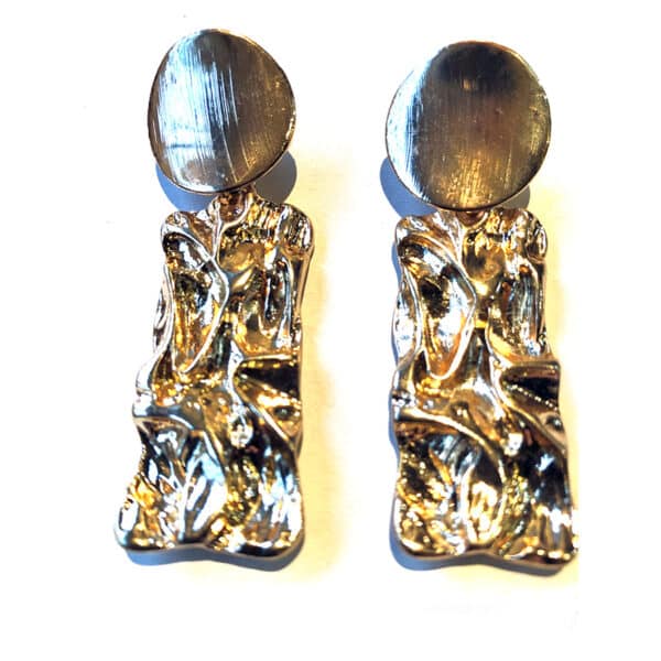 Pendientes de latón vintage